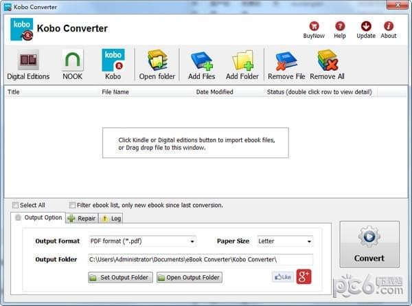 Kobo Converter(电子书格式转换工具)