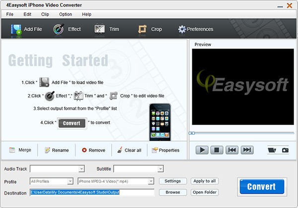 4Easysoft iPhone Video Converter(视频转换工具)