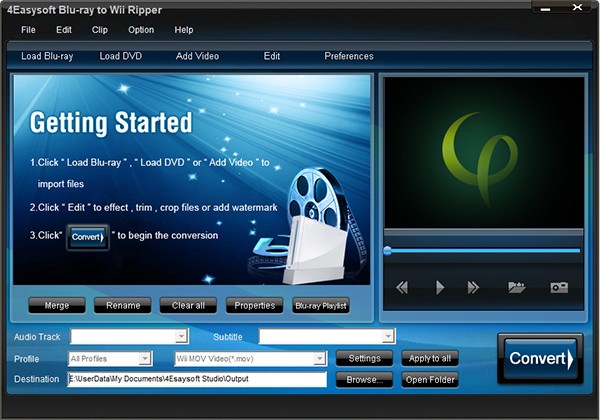 4Easysoft Blu-ray to Wii Ripper(视频转换工具)