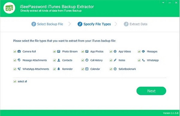 iSeePassword iTunes Backup Extractor(数据备份提取工具)