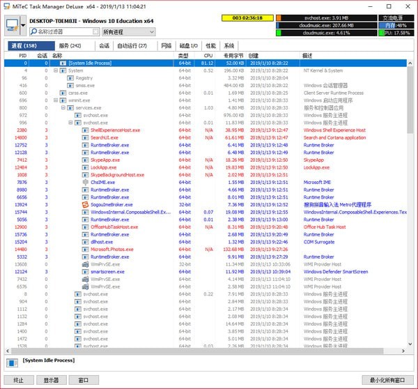 MiTeC Task Manager DeLuxe(任务管理器)