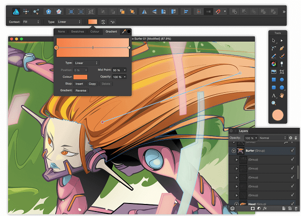 affinity designer windows破解版