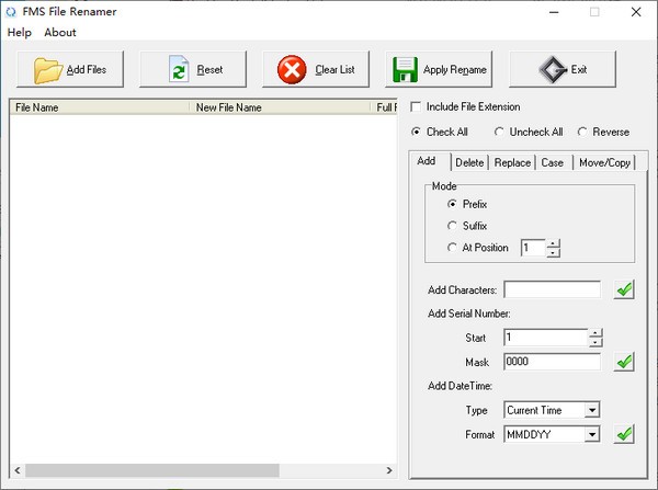FMS File Renamer(文件批量重命名软件)