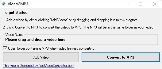 Video2Mp3(视频转MP3软件)