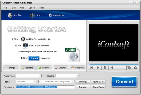 iCoolsoft Audio Converter(音频格式转换工具)