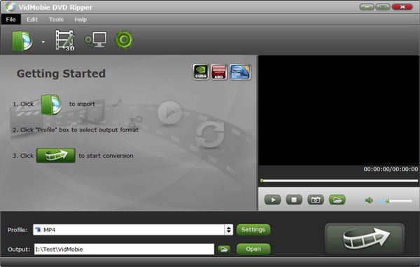 VidMobie DVD Ripper(DVD转换工具)