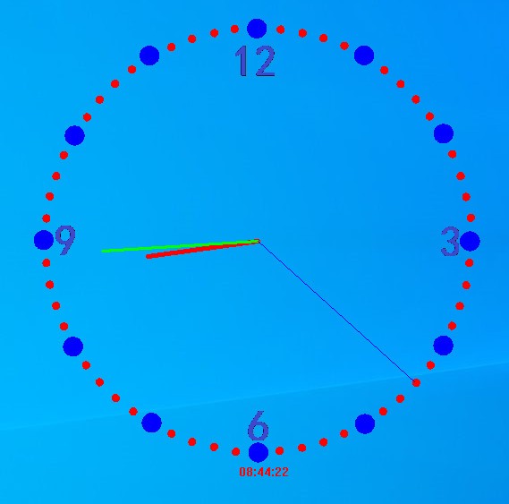 windows桌面时钟