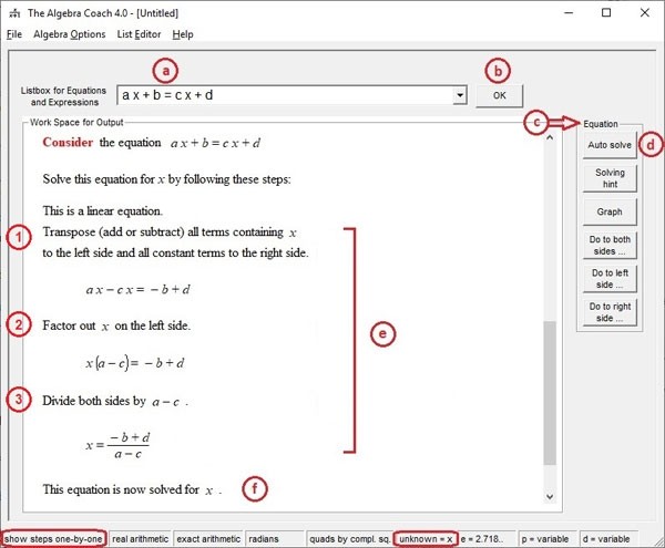 The Algebra Coach(代数学习软件)