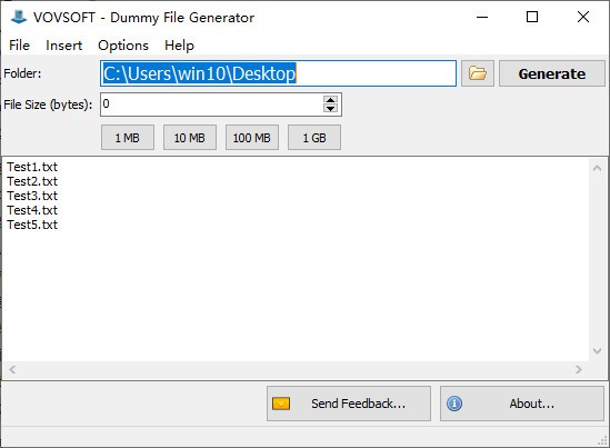  Vovsoft Dummy File Generator(文件创建工具)