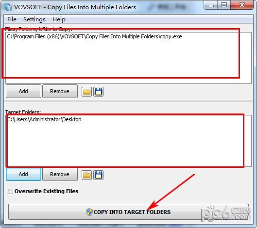 Copy Files Into Multiple Folders(文件管理软件)